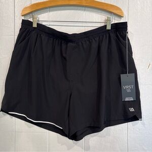 VRST Men’s Black 5” Enthusiast Run Athletic Shorts